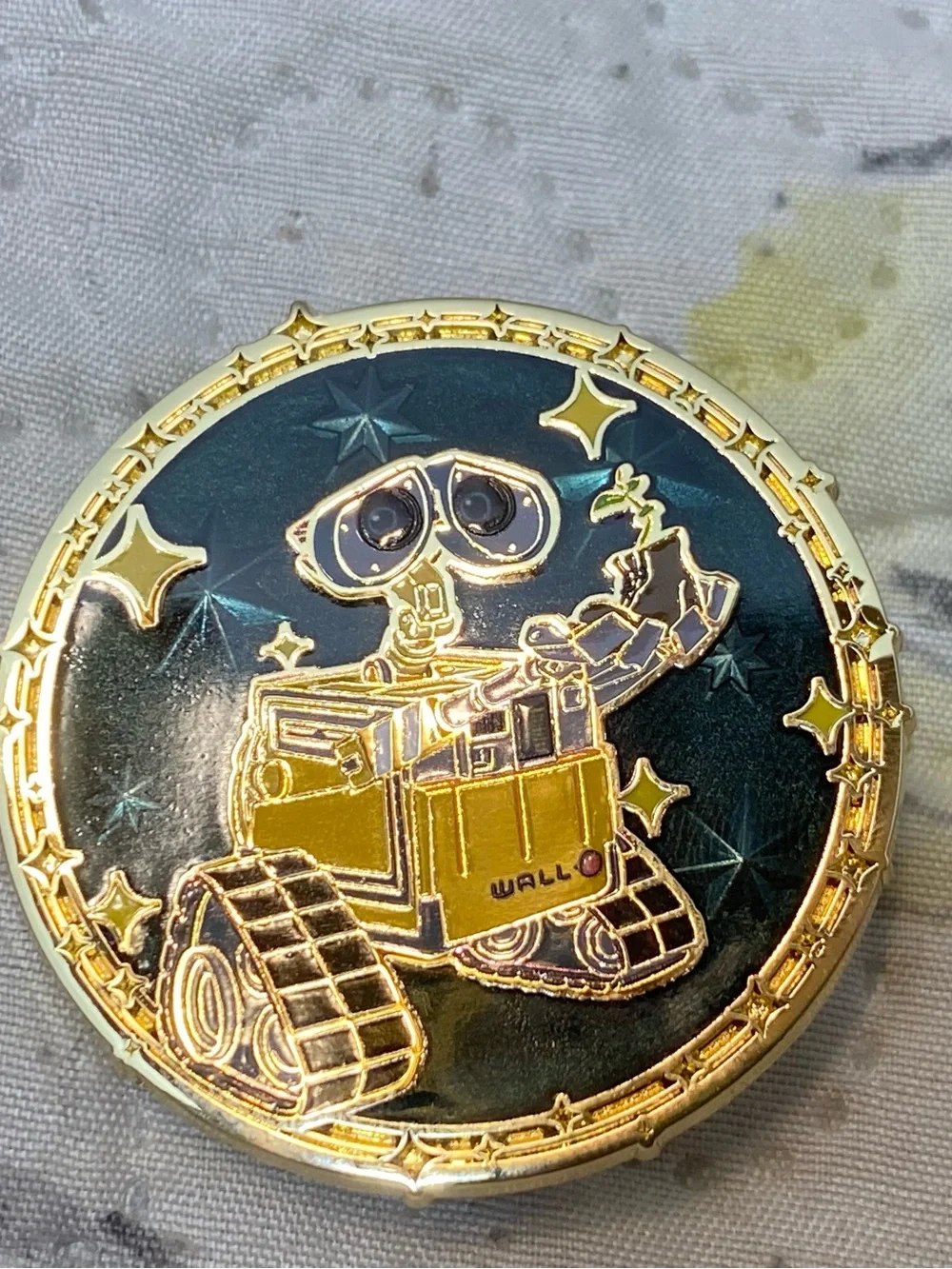Disney WALL·E Gold and Black Enamel Collector Pin